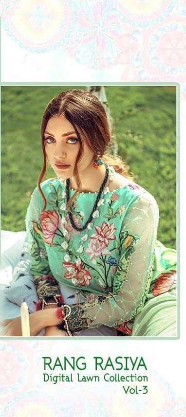 RANGRASIYA DIGITAL LAWN COLLECTION VOL  3